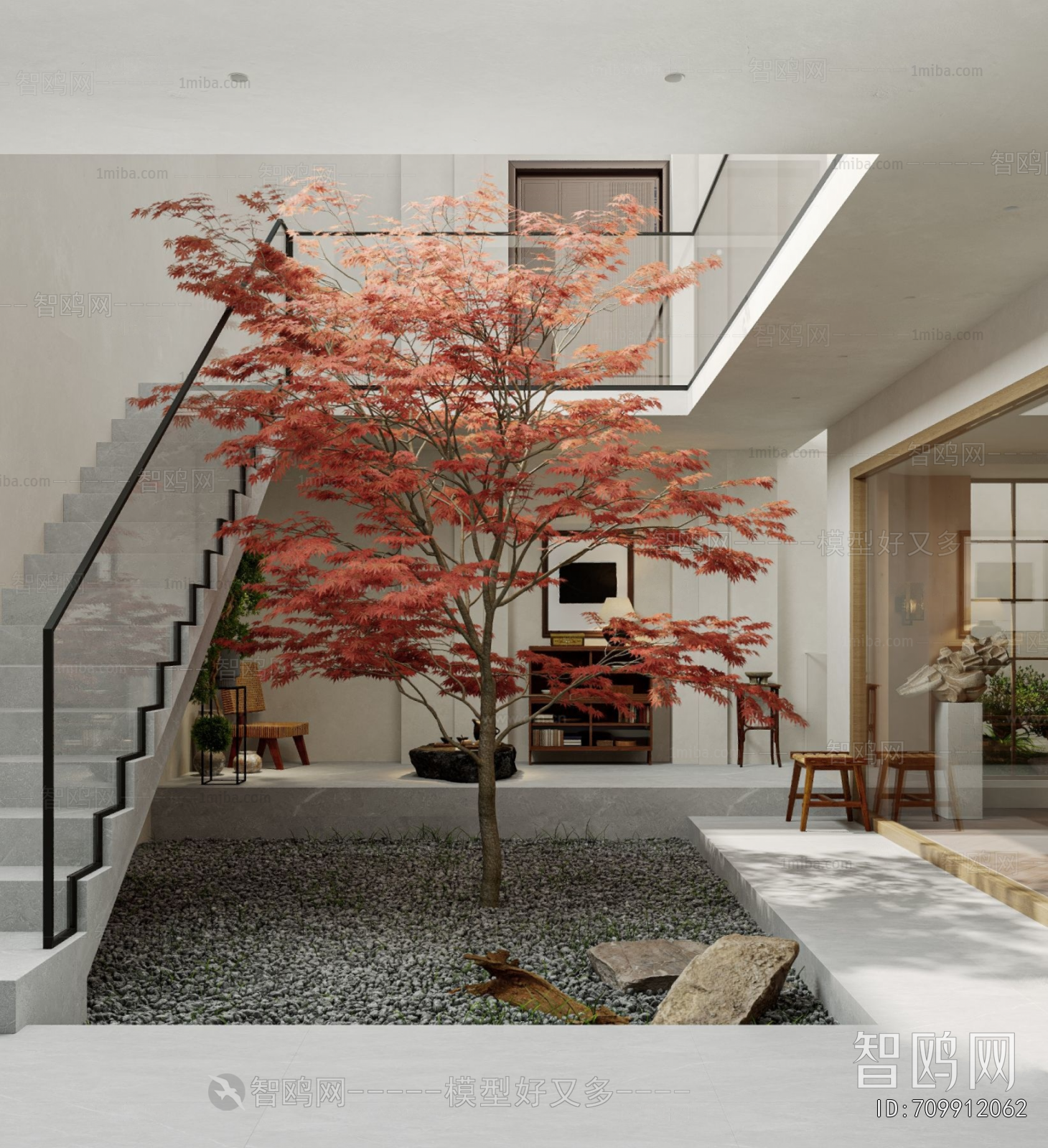 Modern Courtyard/landscape