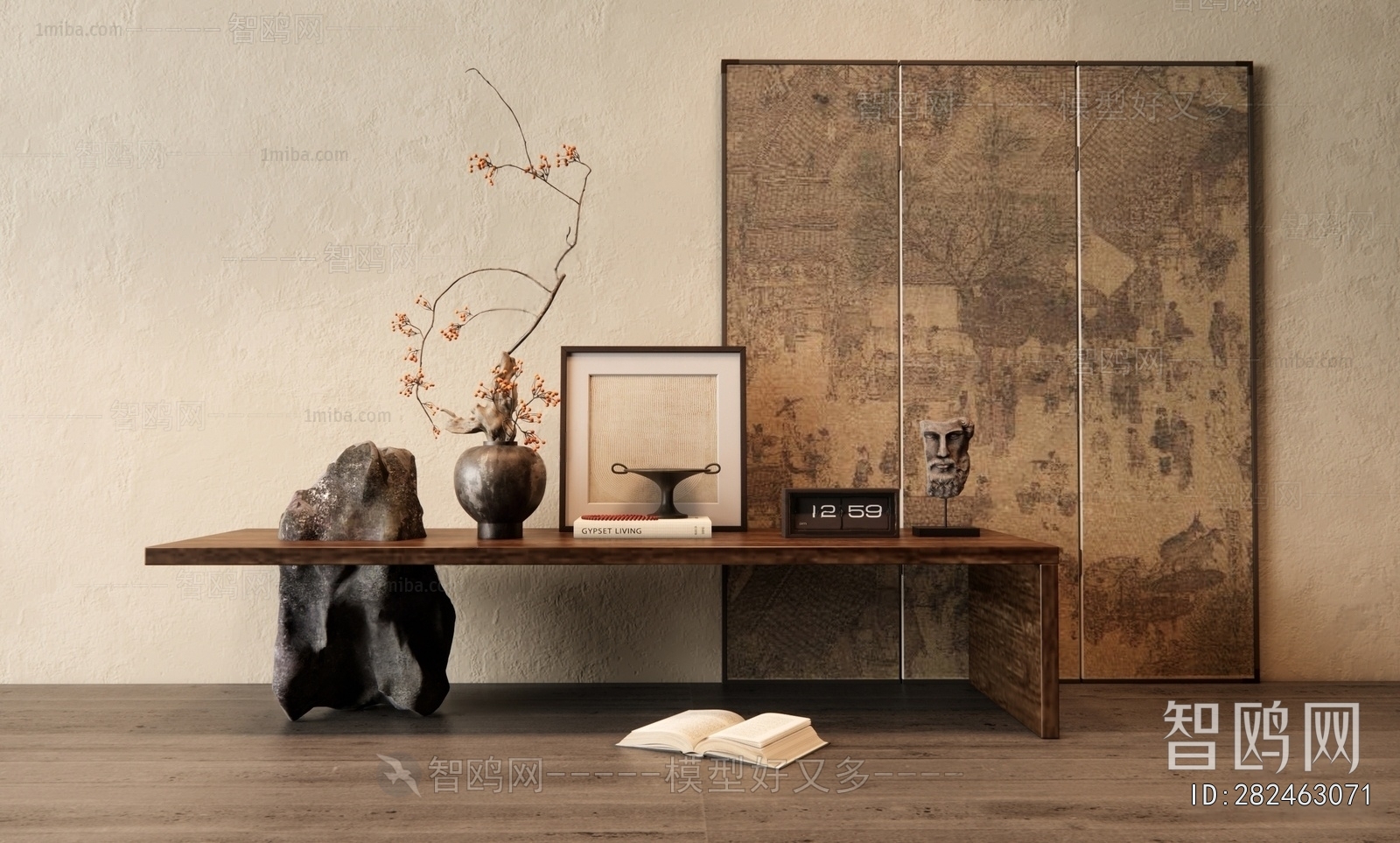 Wabi-sabi Style Console