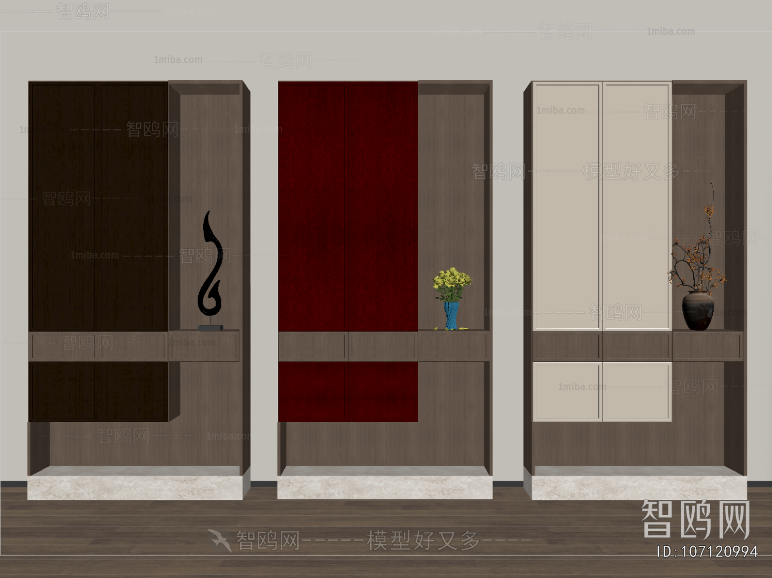 New Chinese Style Shoe Cabinet