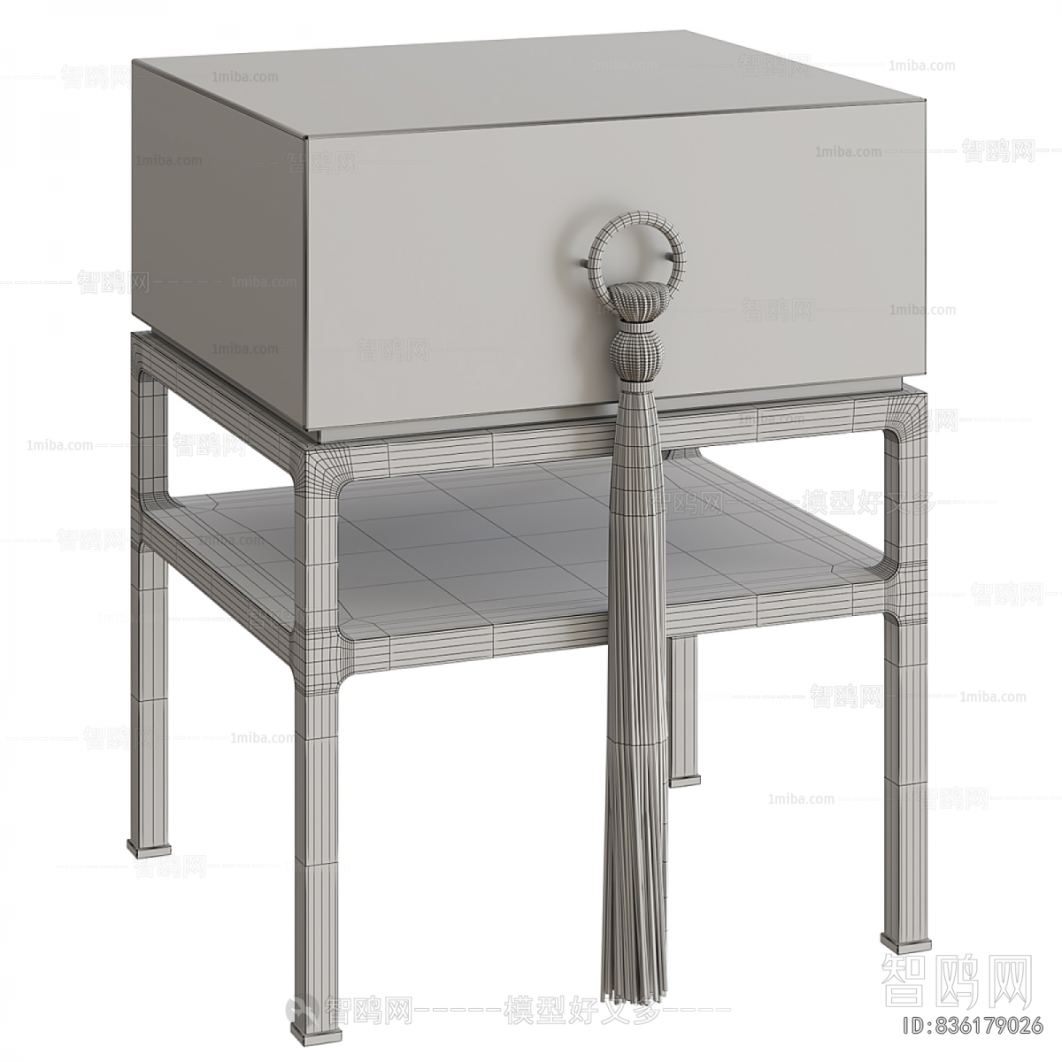 New Chinese Style Bedside Cupboard