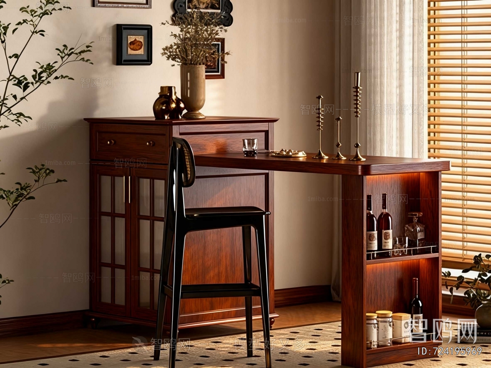 French Style Counter Bar