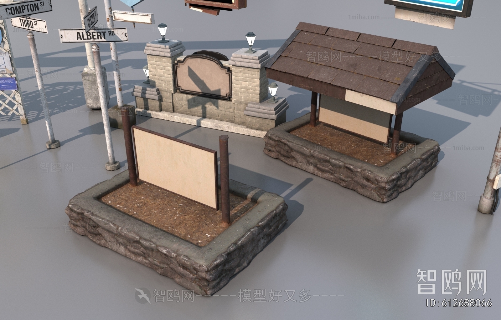 Modern Guide Board/bulletin Board