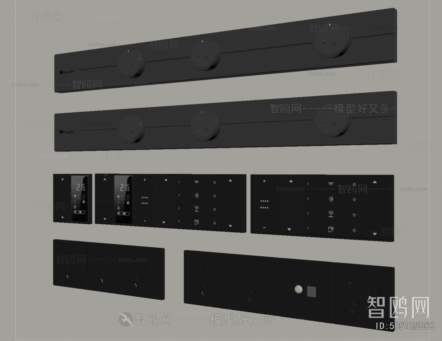 Modern Switch Socket Panel
