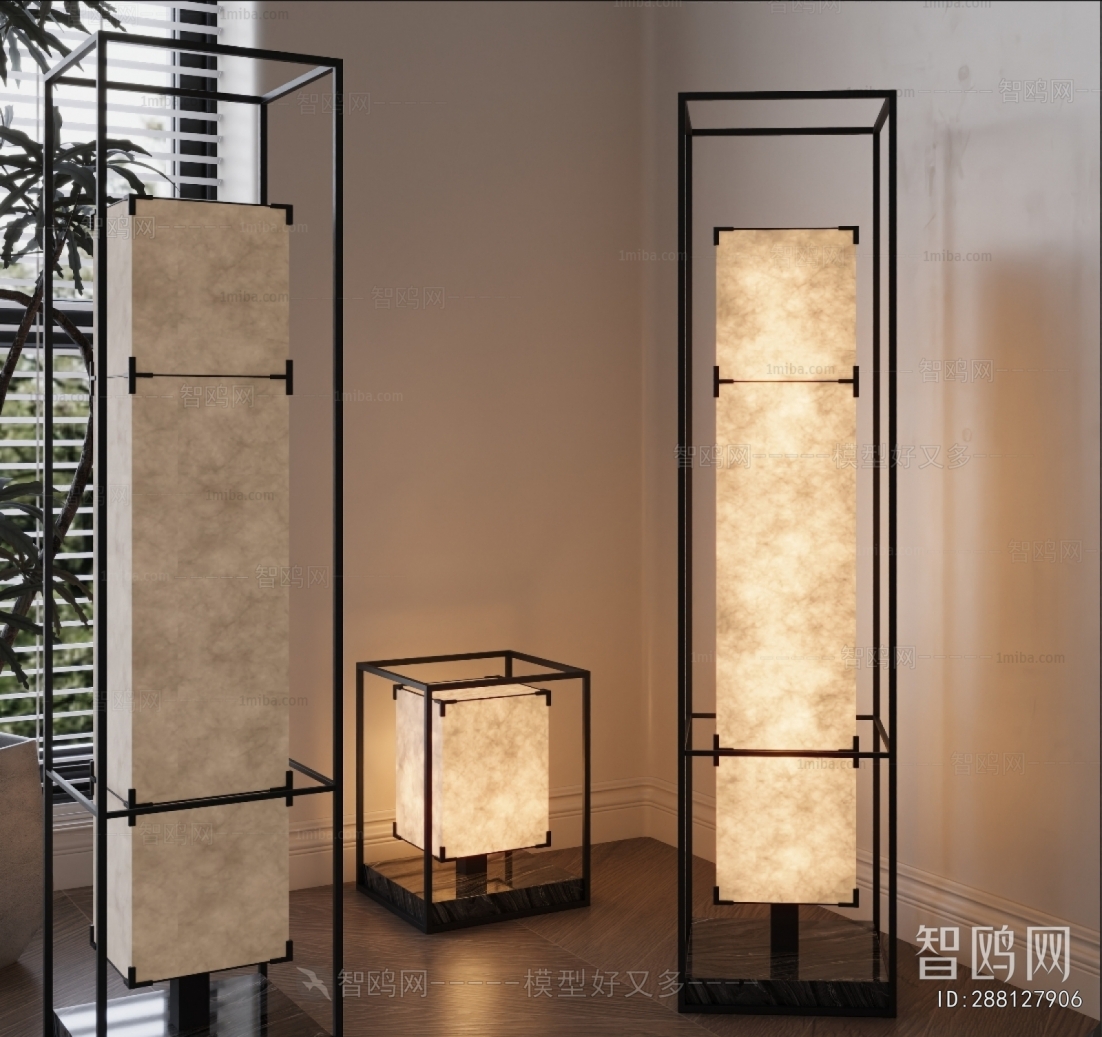 New Chinese Style Floor Lamp