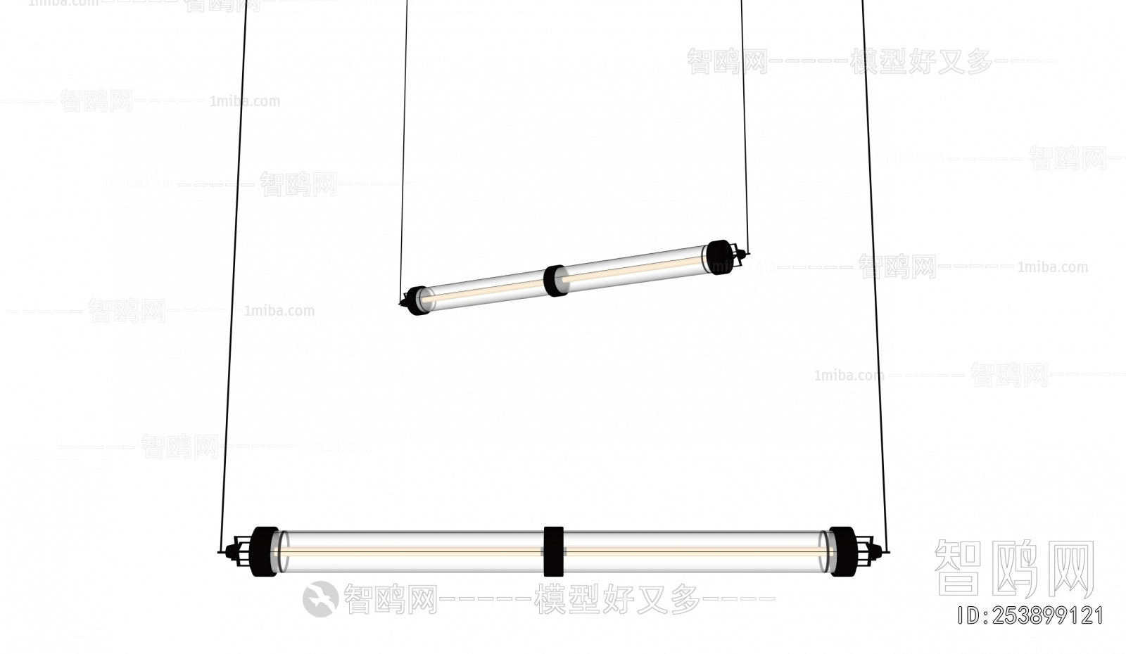 Modern Long Chandelier