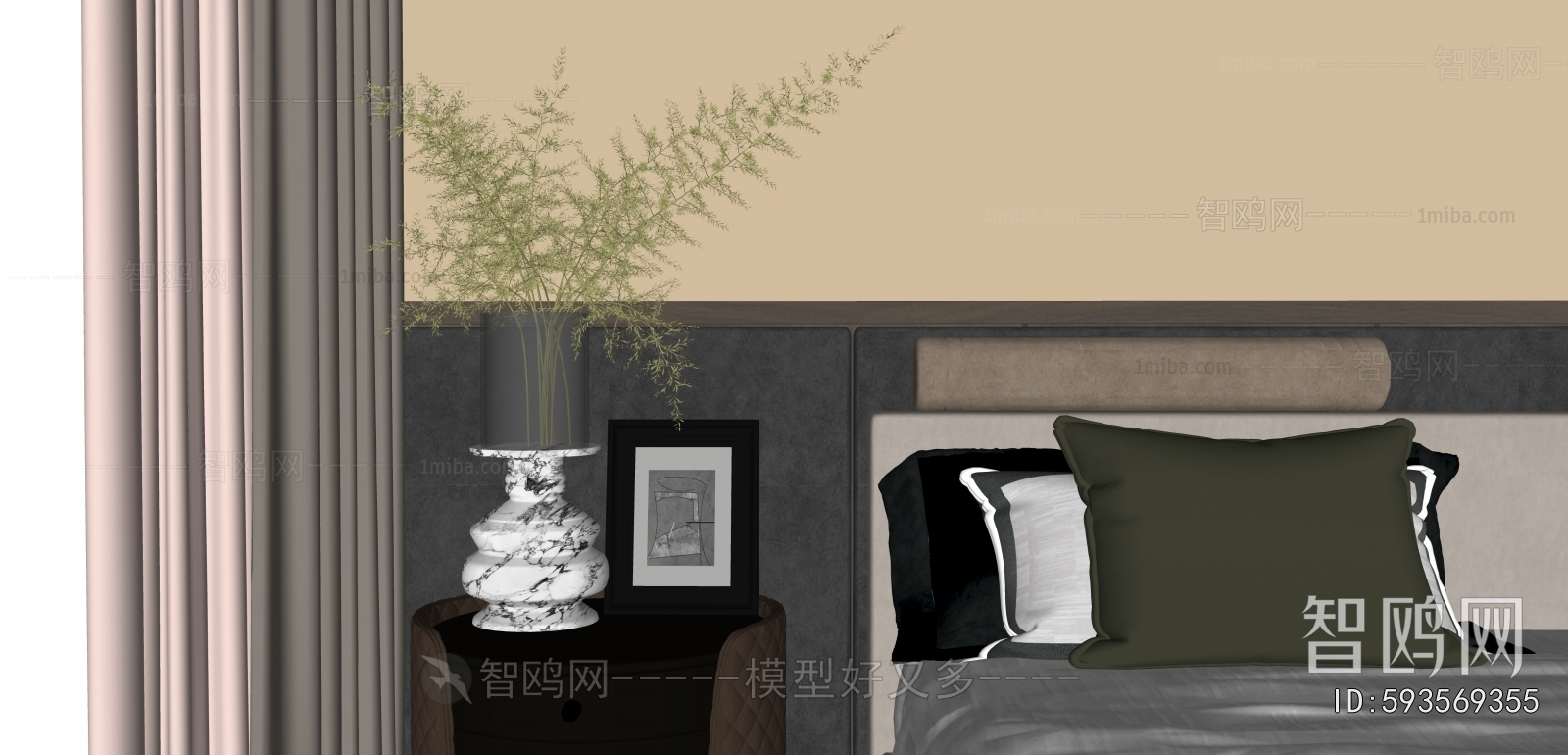 Modern Aquatic Green Plant