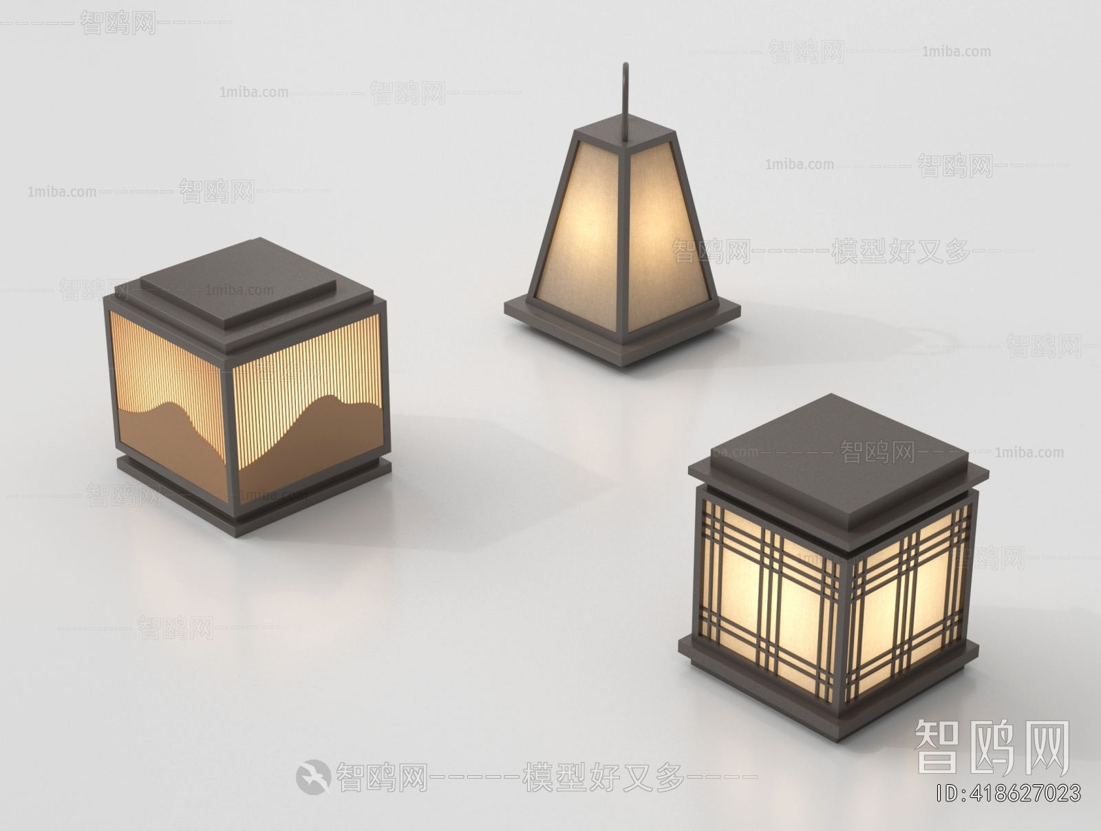New Chinese Style Outdoor Light