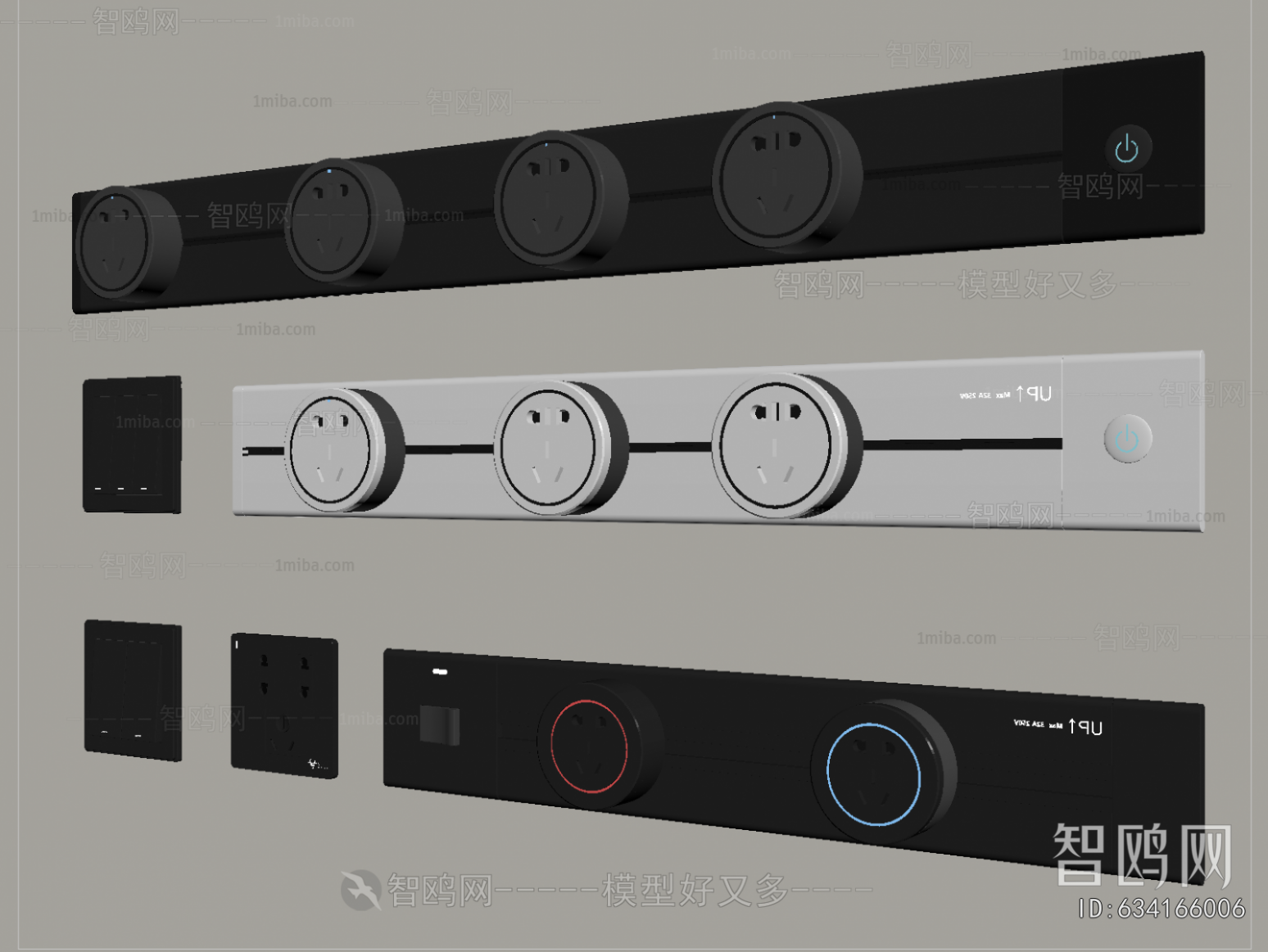 Modern Switch Socket Panel