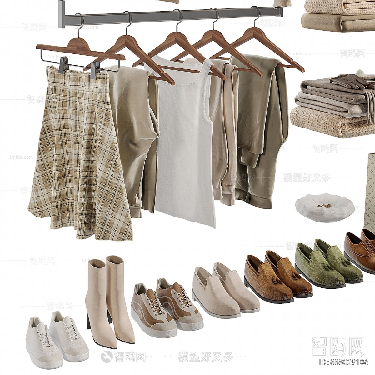 Modern Clothes, Bags And Shoes