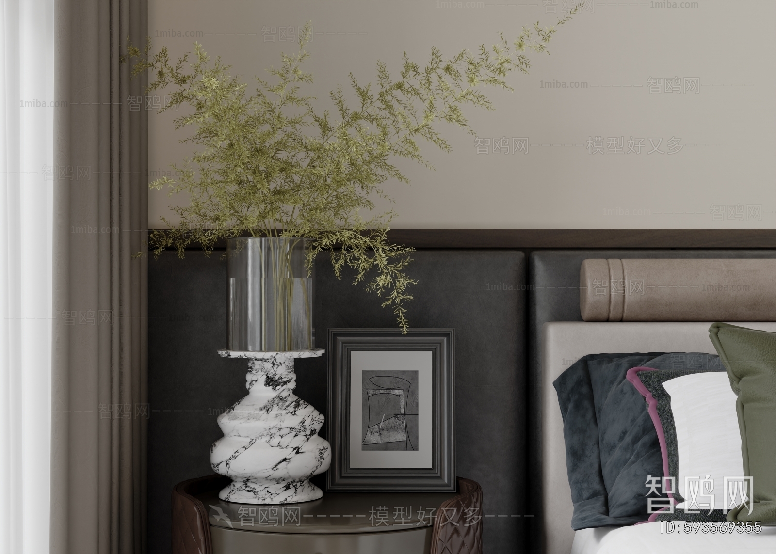 Modern Aquatic Green Plant