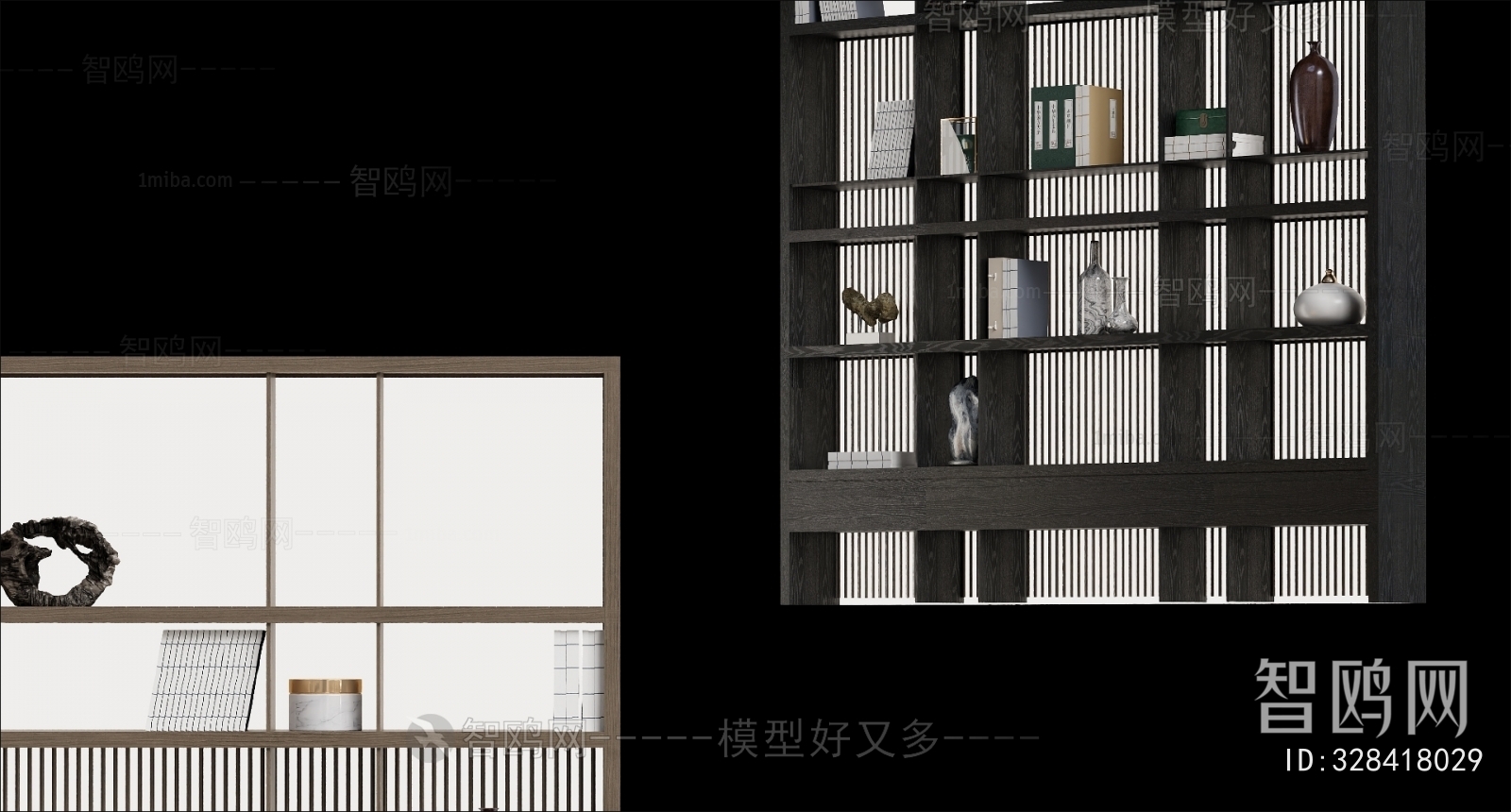 New Chinese Style Decorative Cabinet