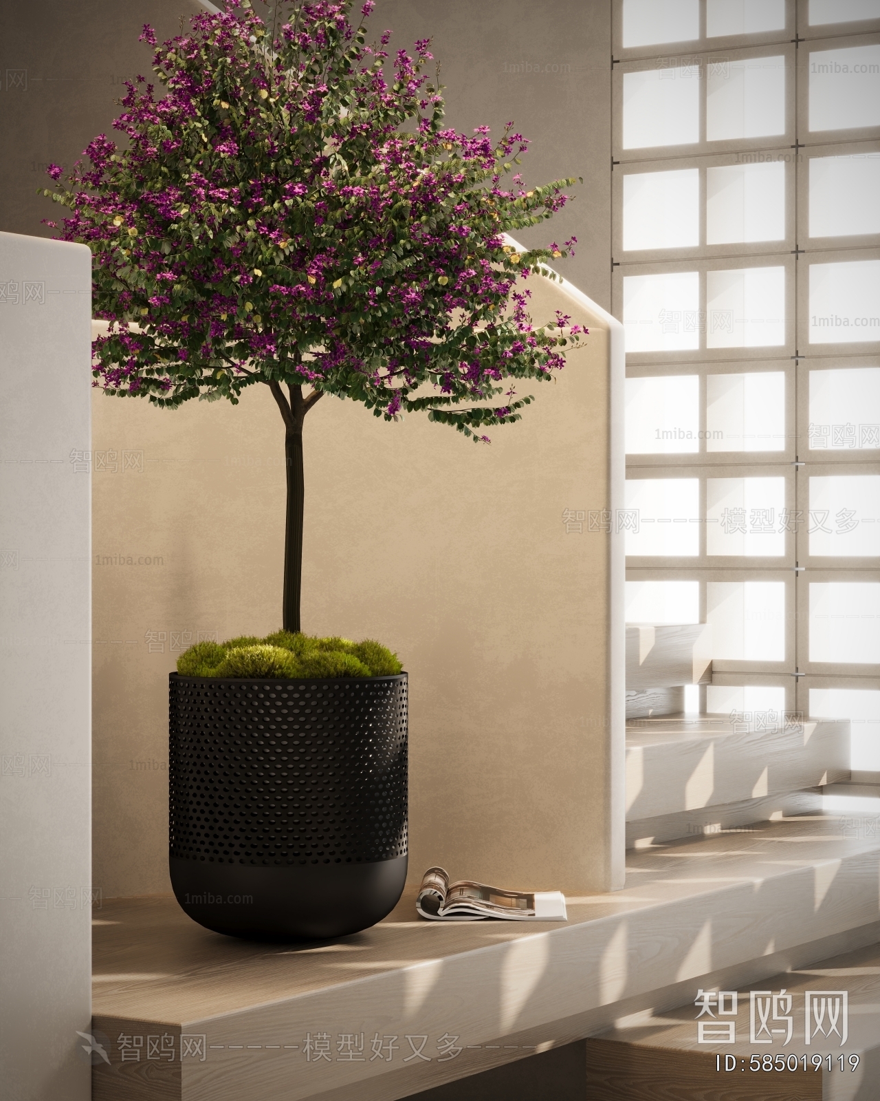 Modern Ground Green Plant Potted Plants