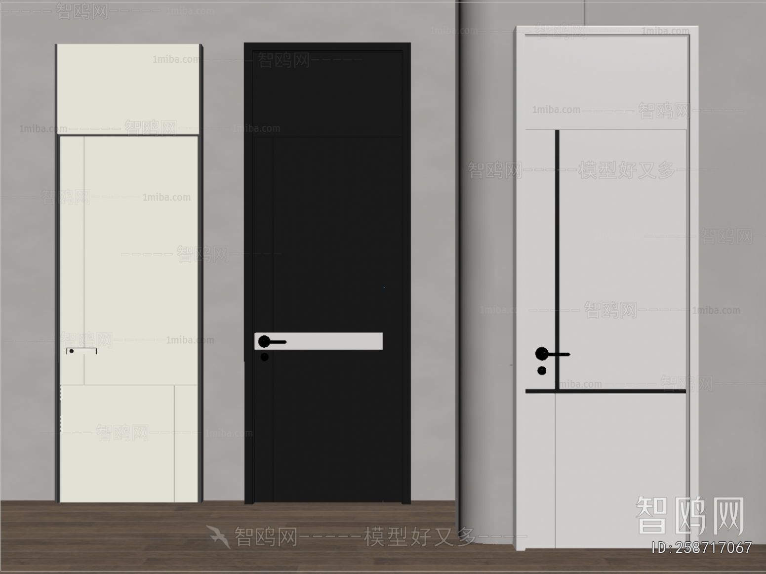 Modern Single Door