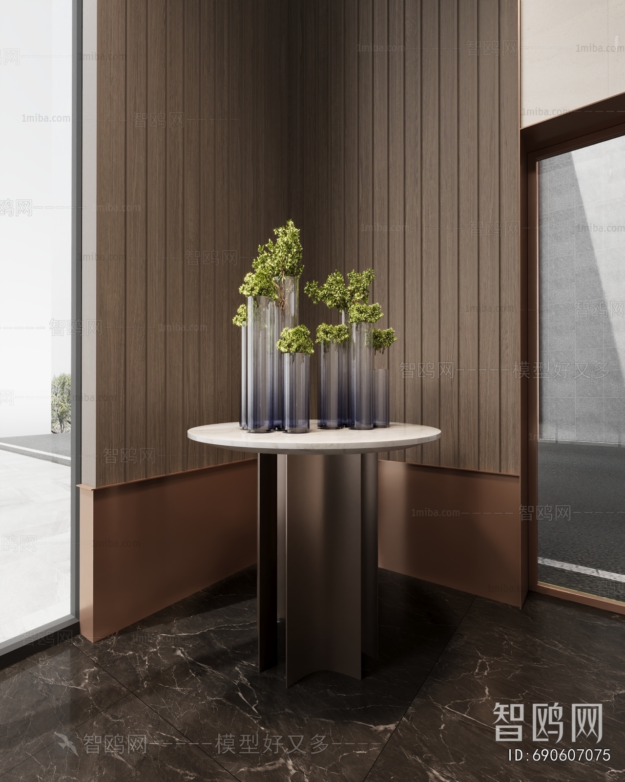 Modern Aquatic Green Plant