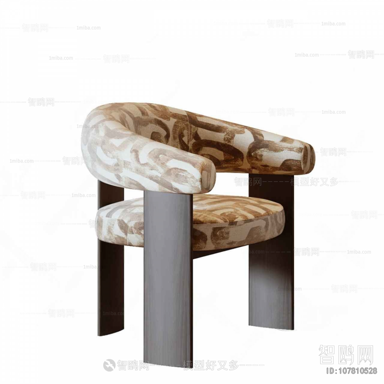 Wabi-sabi Style Single Sofa