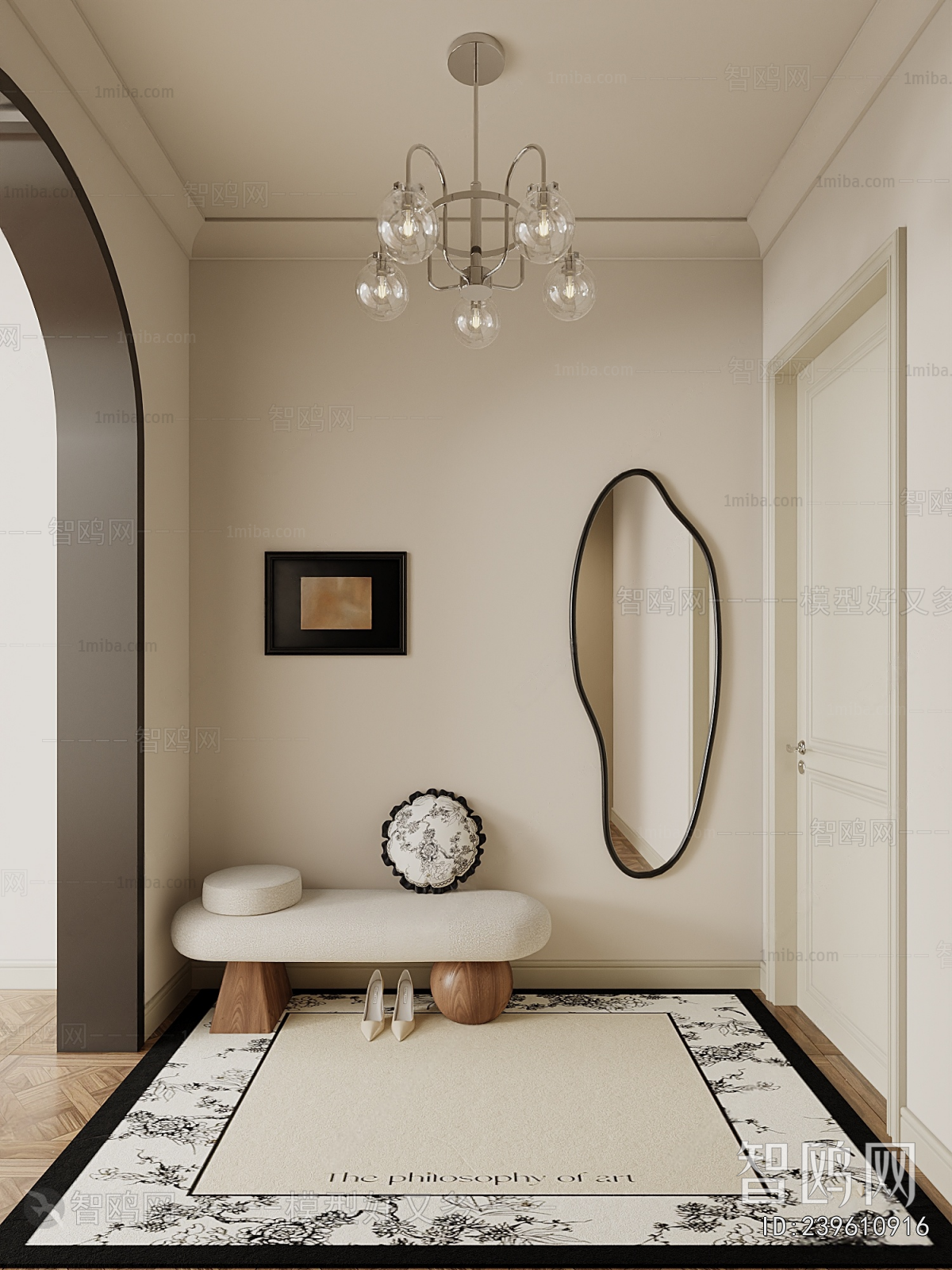 French Style Hallway