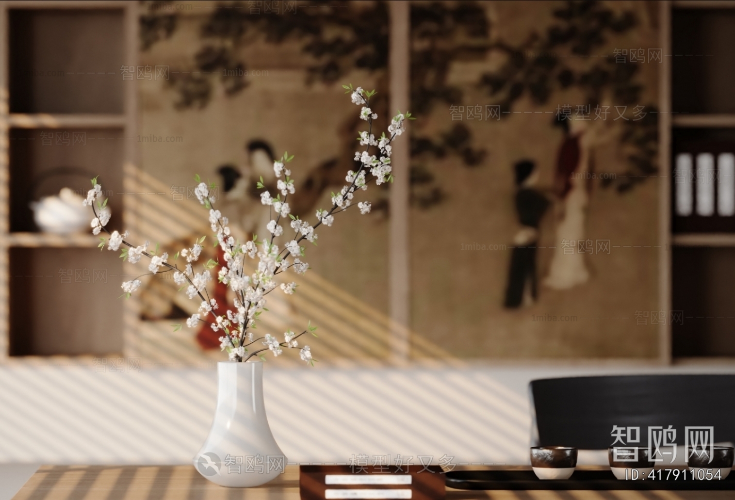 New Chinese Style Flower Arrangement