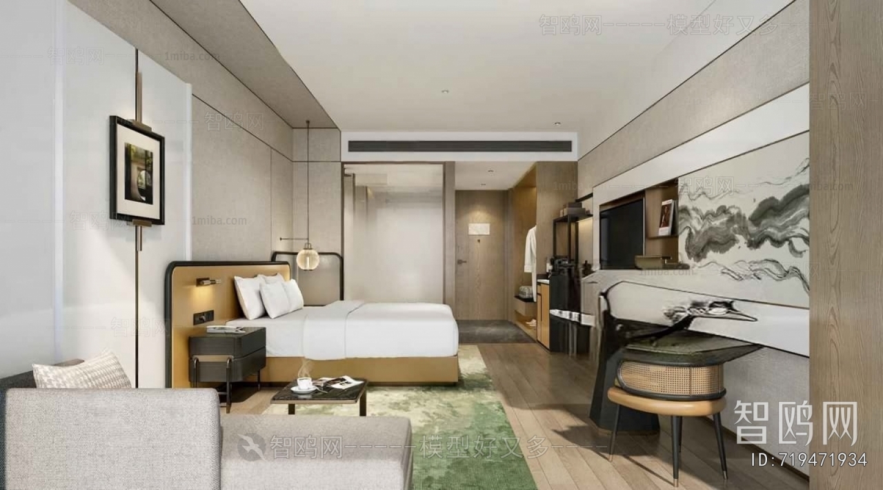 New Chinese Style Guest Room