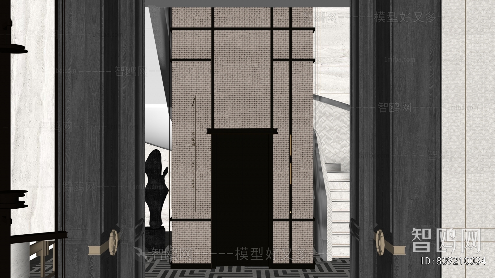 Modern Office Elevator Hall