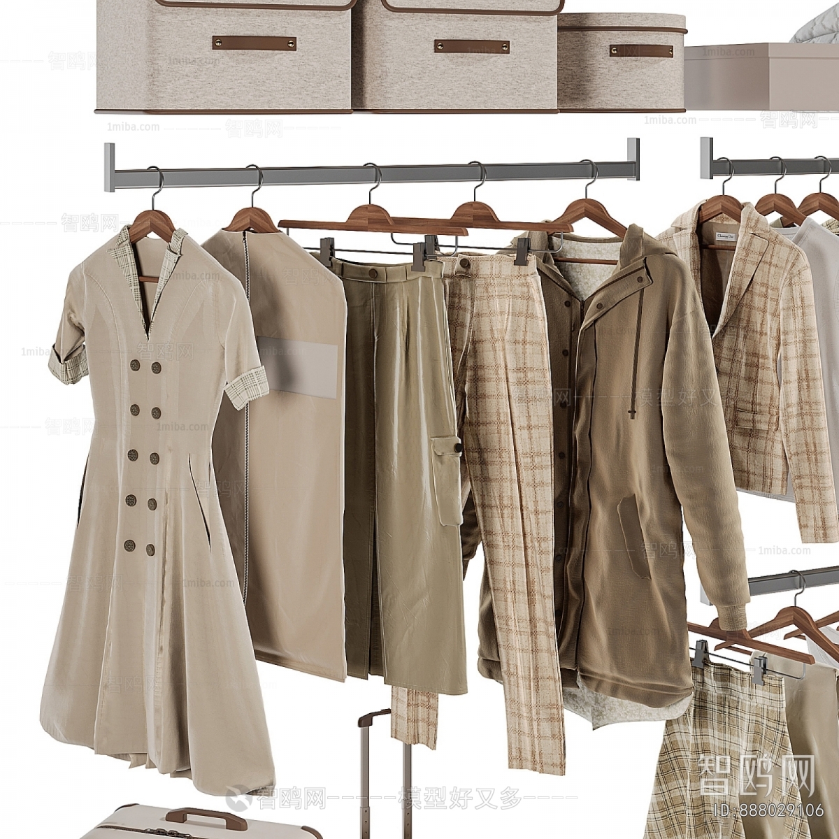 Modern Clothes, Bags And Shoes