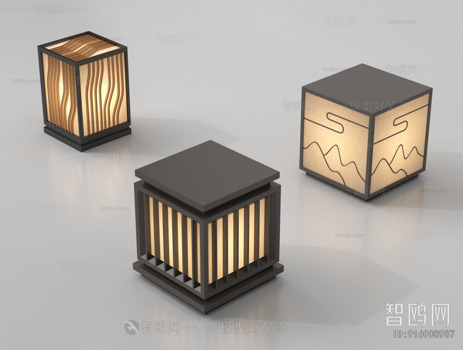 New Chinese Style Outdoor Light