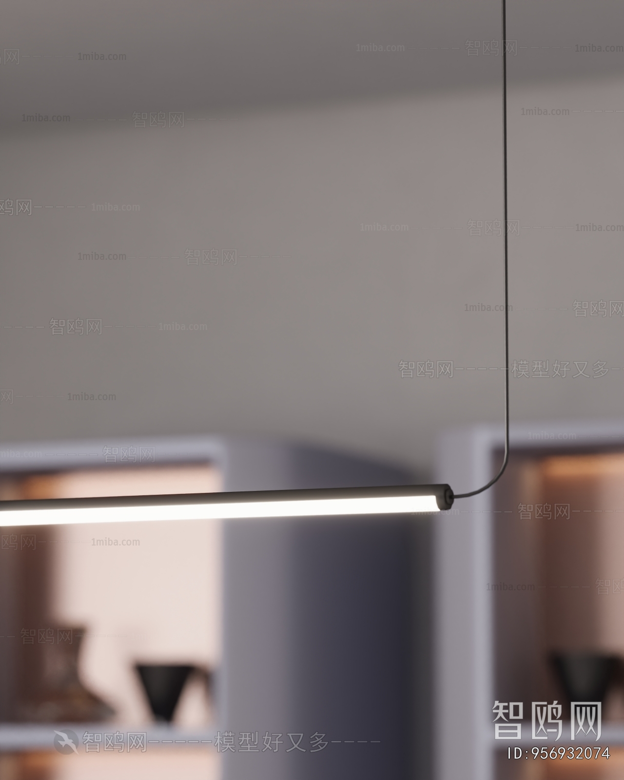 Modern Long Chandelier