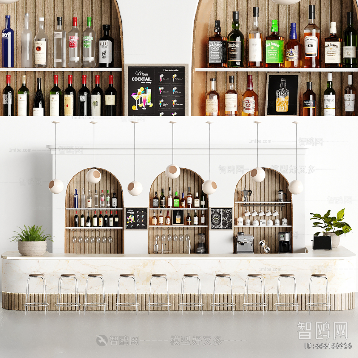 Modern Counter Bar