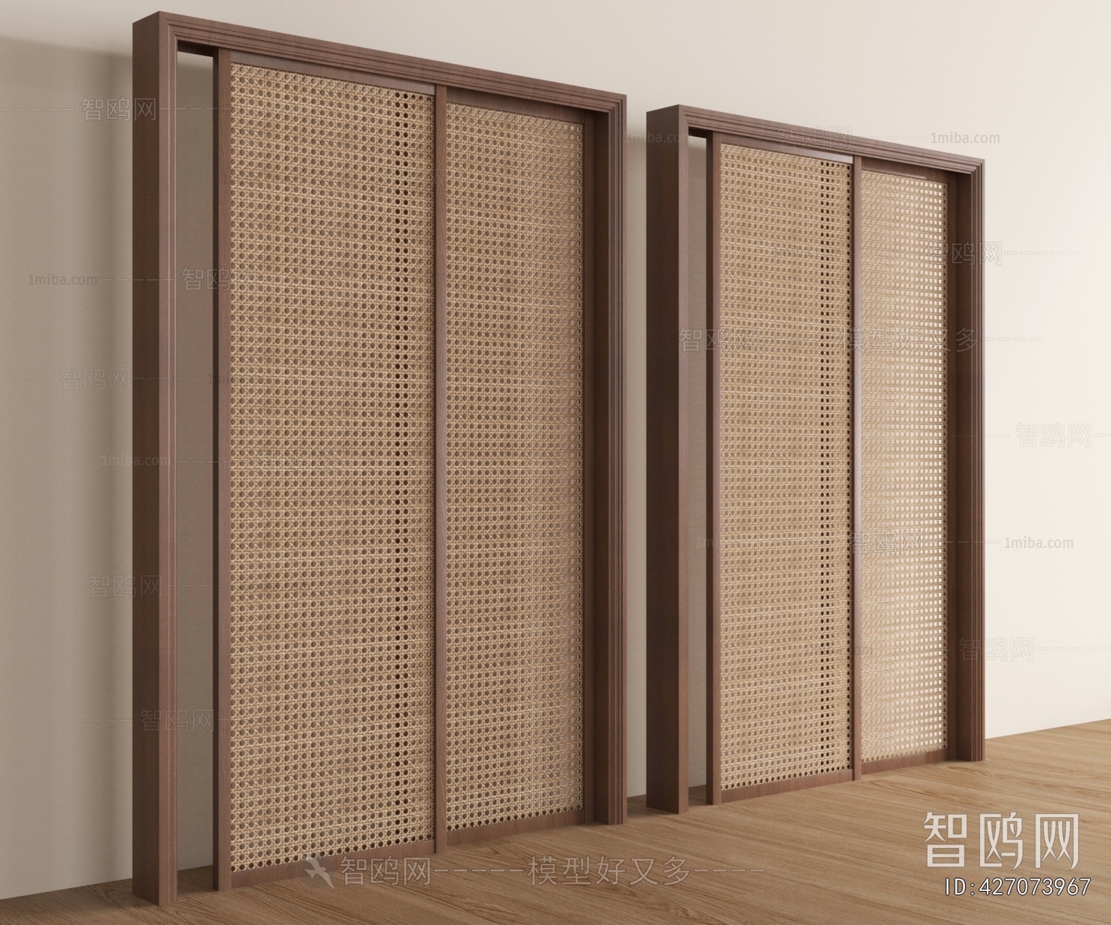 Wabi-sabi Style Sliding Door