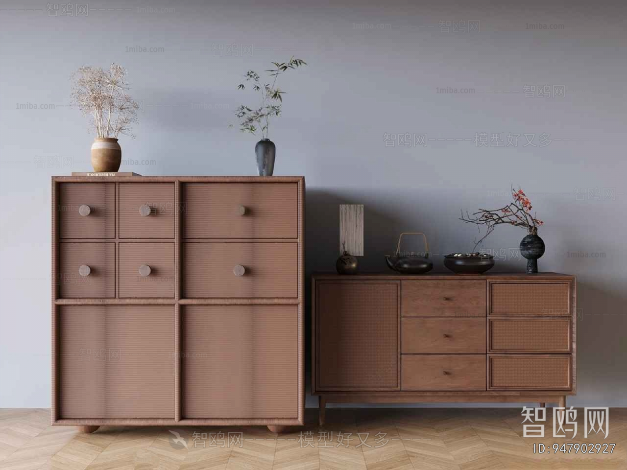 New Chinese Style Entrance Cabinet