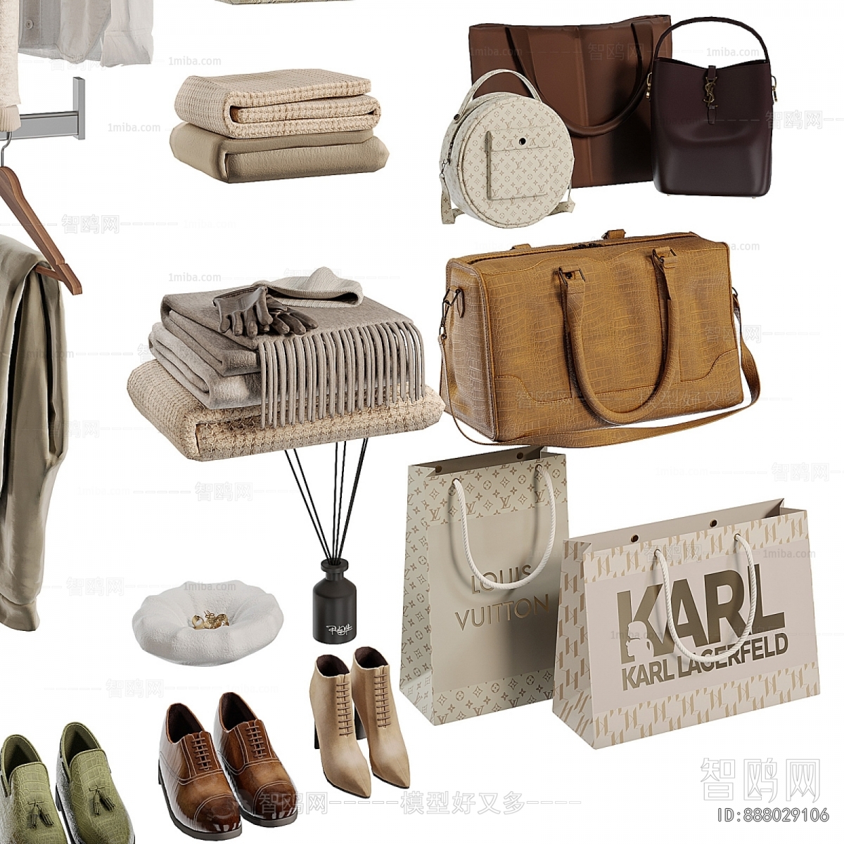 Modern Clothes, Bags And Shoes