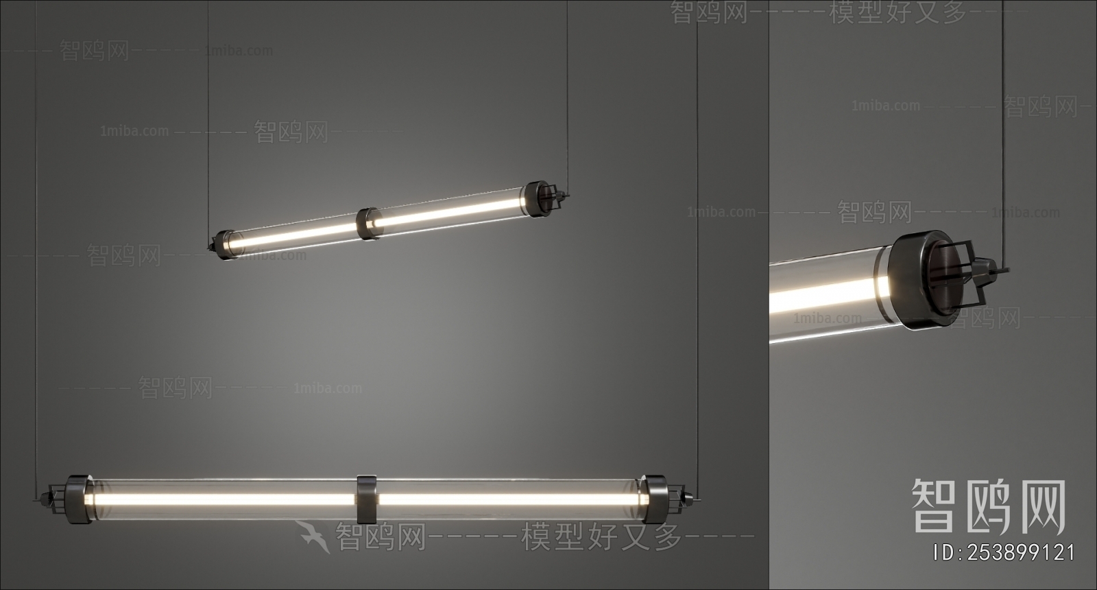 Modern Long Chandelier