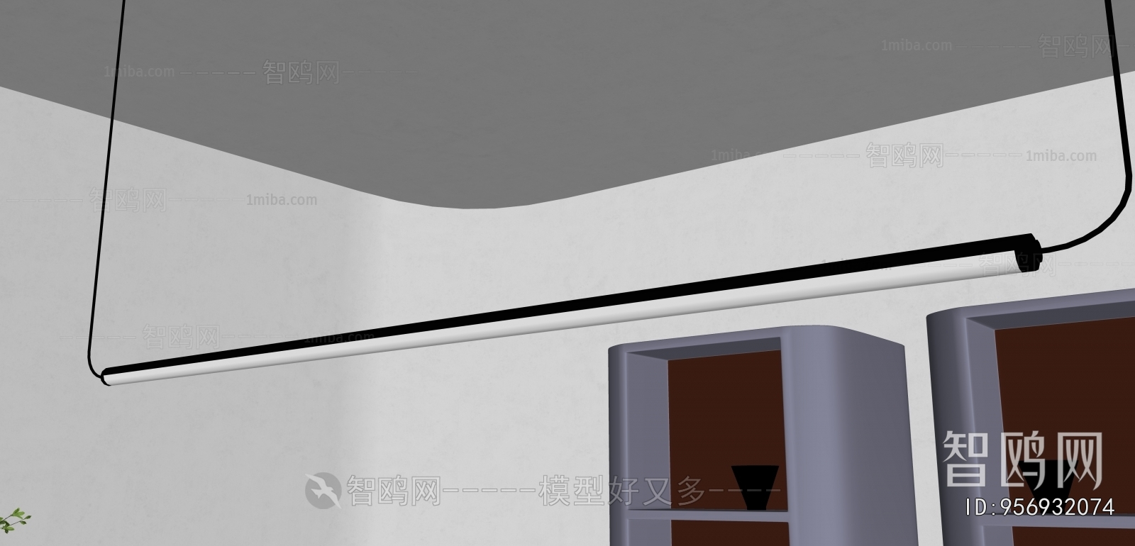 Modern Long Chandelier