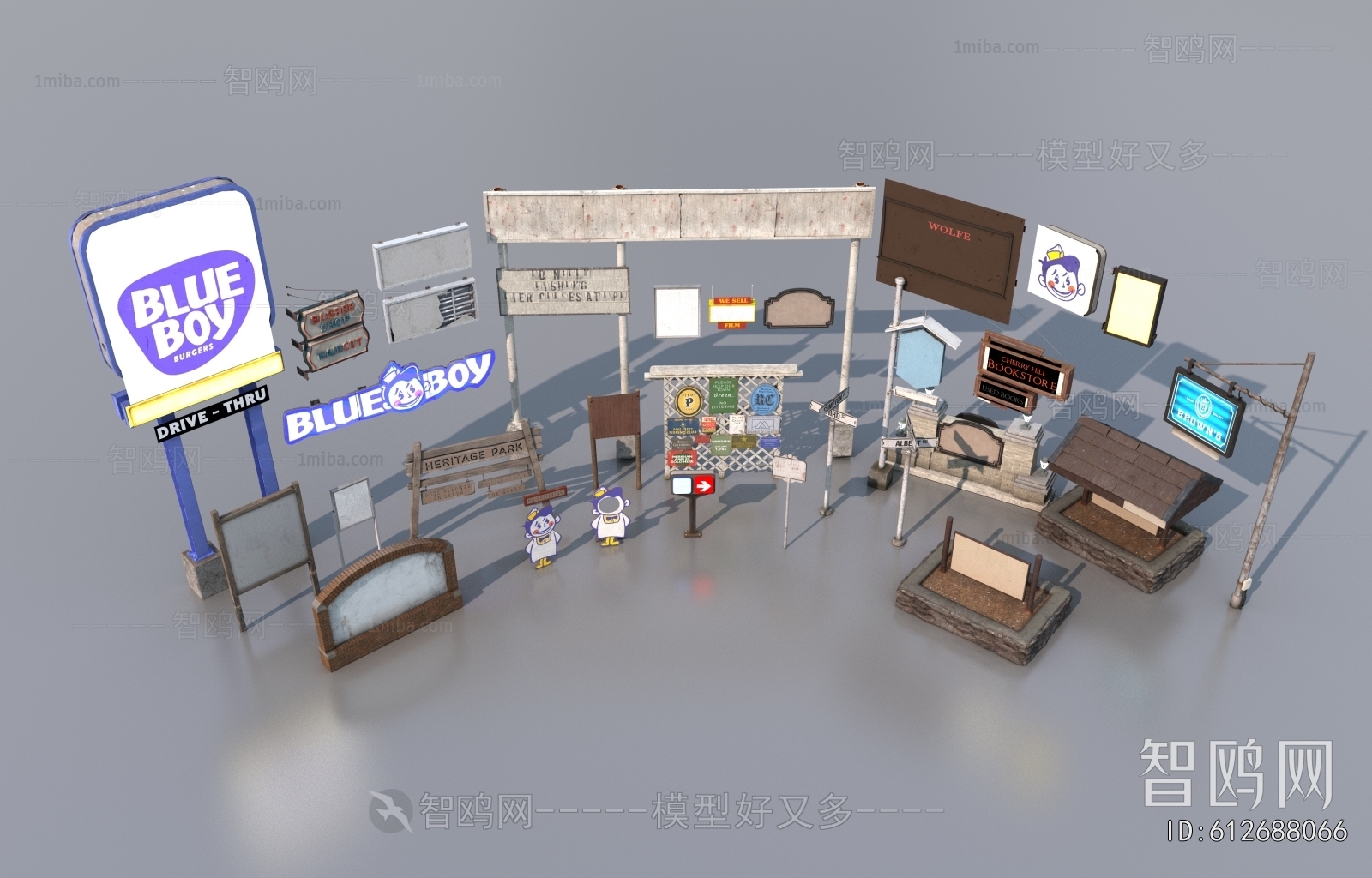 Modern Guide Board/bulletin Board