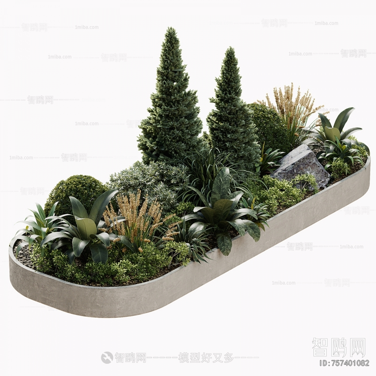 Modern Flower Bed, Flower Bowl, Flower Box