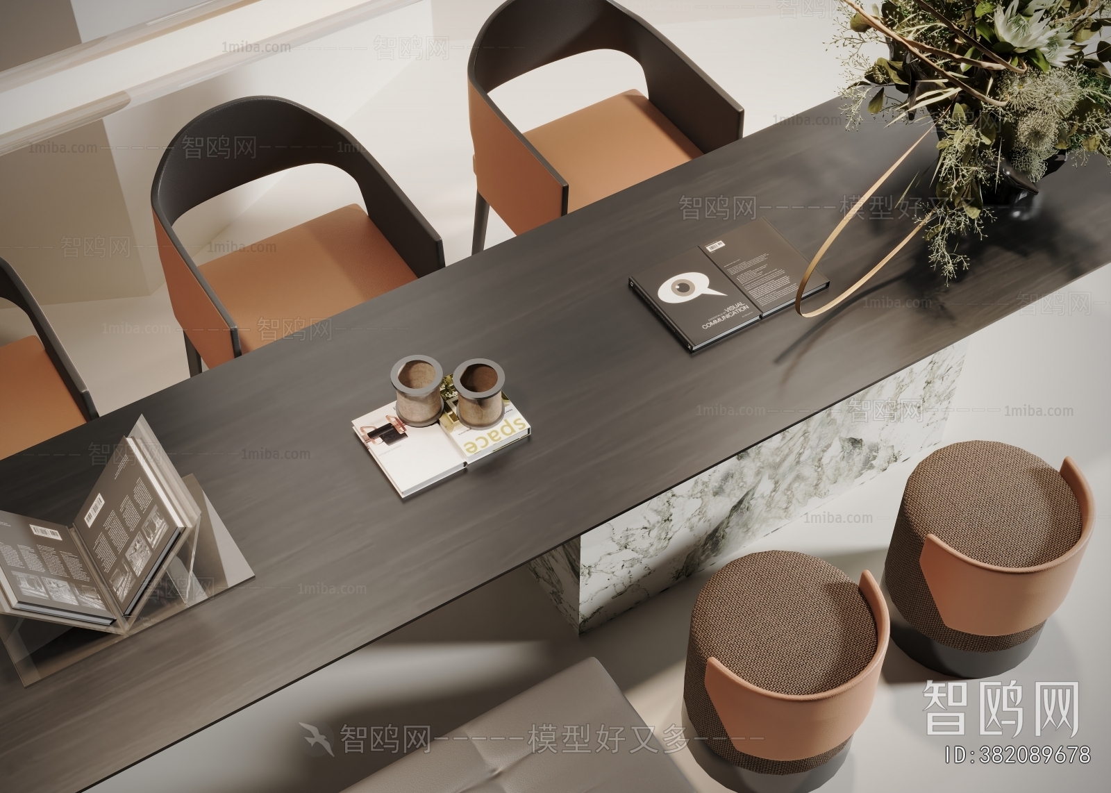 New Chinese Style Computer Desk And Chair