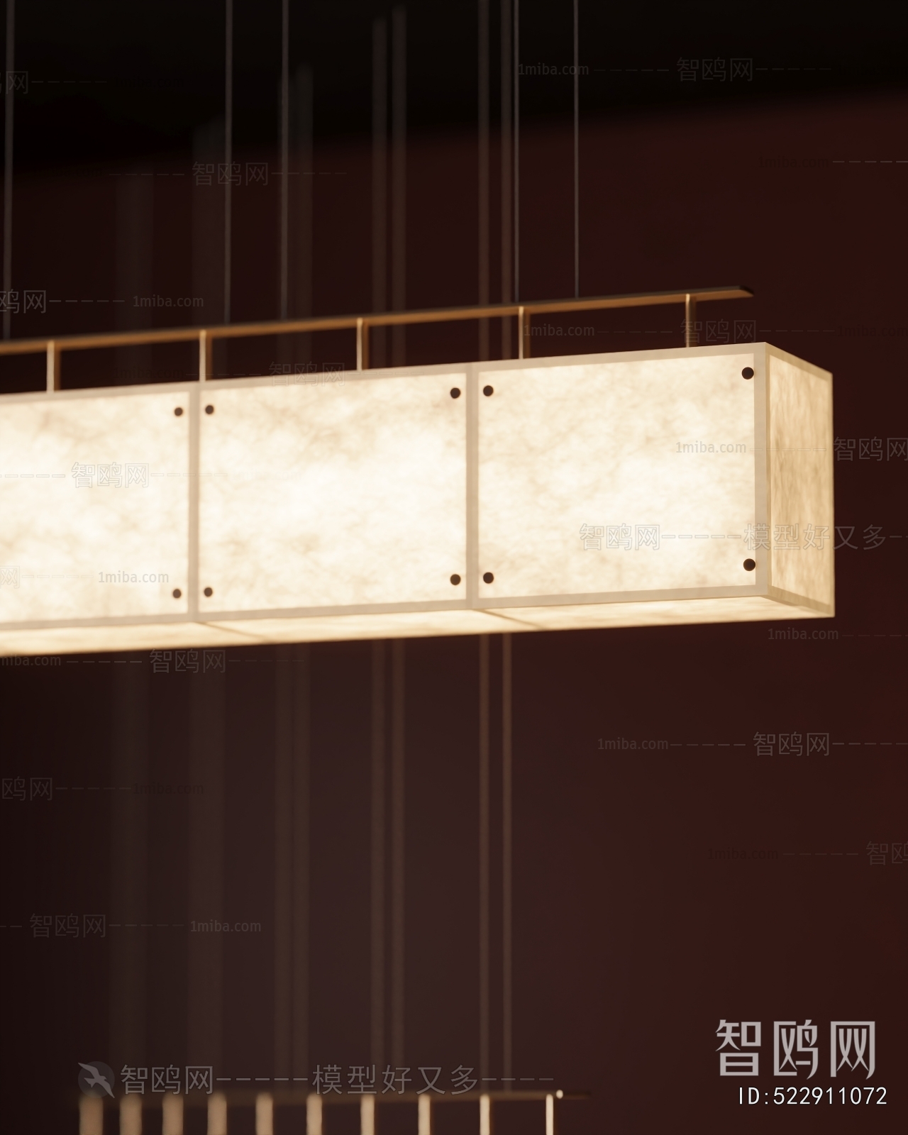 New Chinese Style Long Chandelier