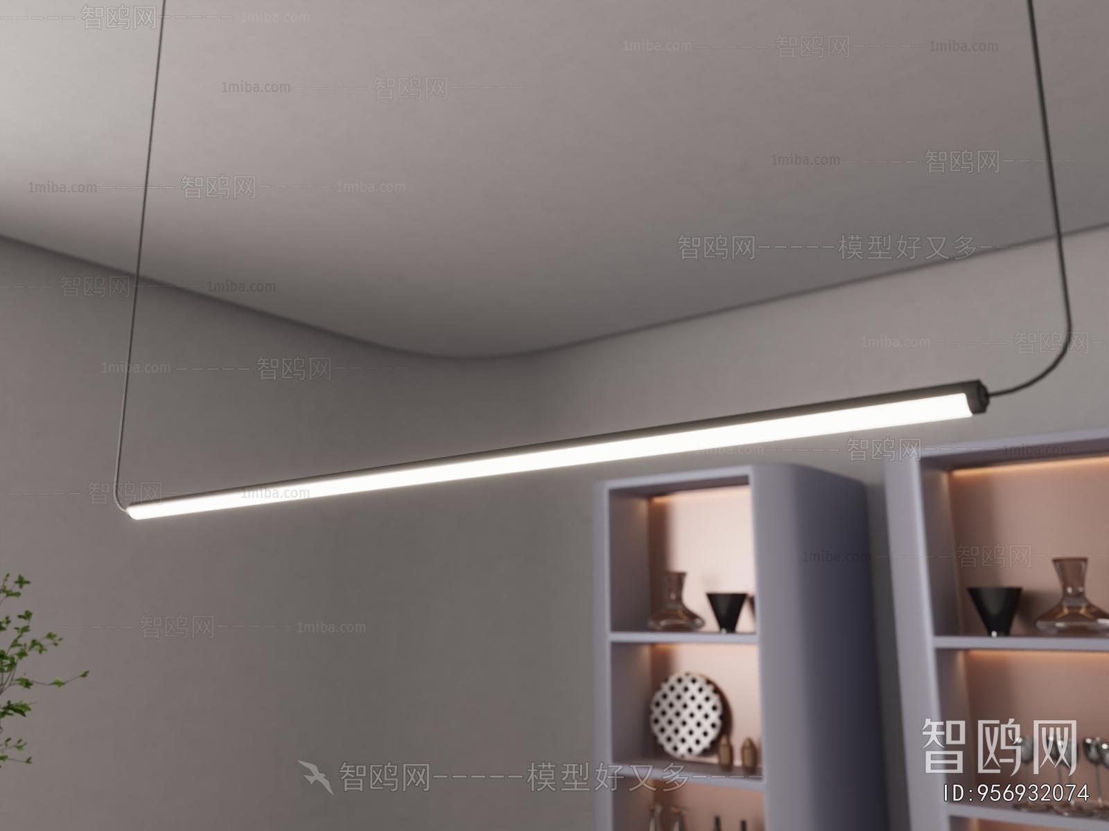 Modern Long Chandelier