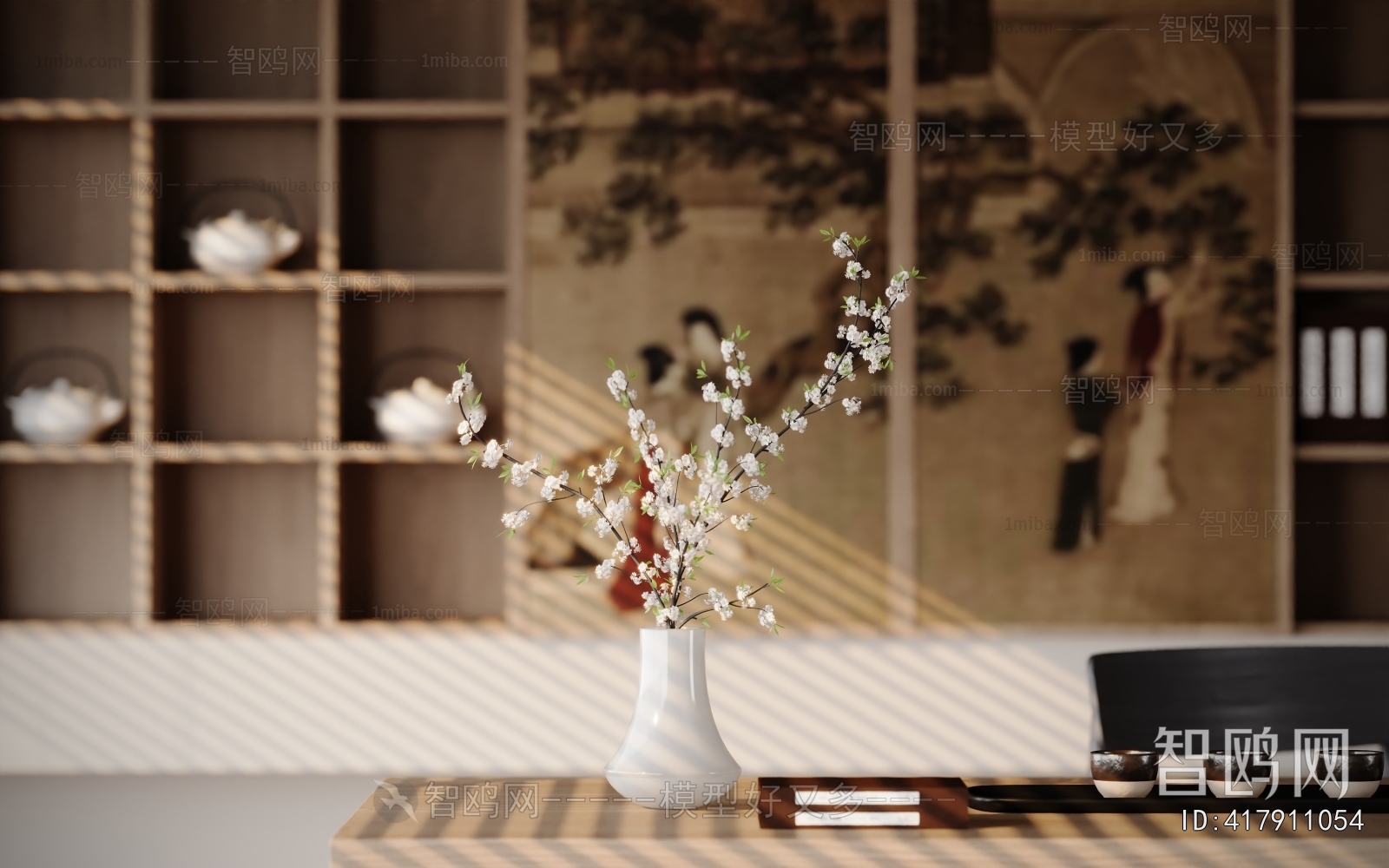 New Chinese Style Flower Arrangement