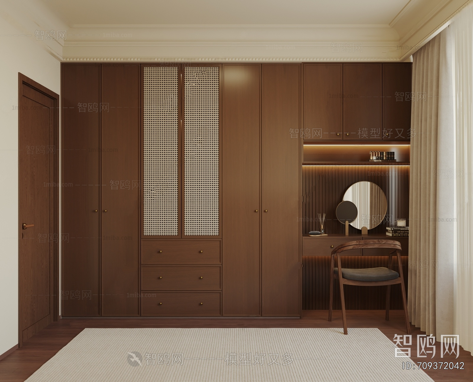 Modern Clothes Storage Area