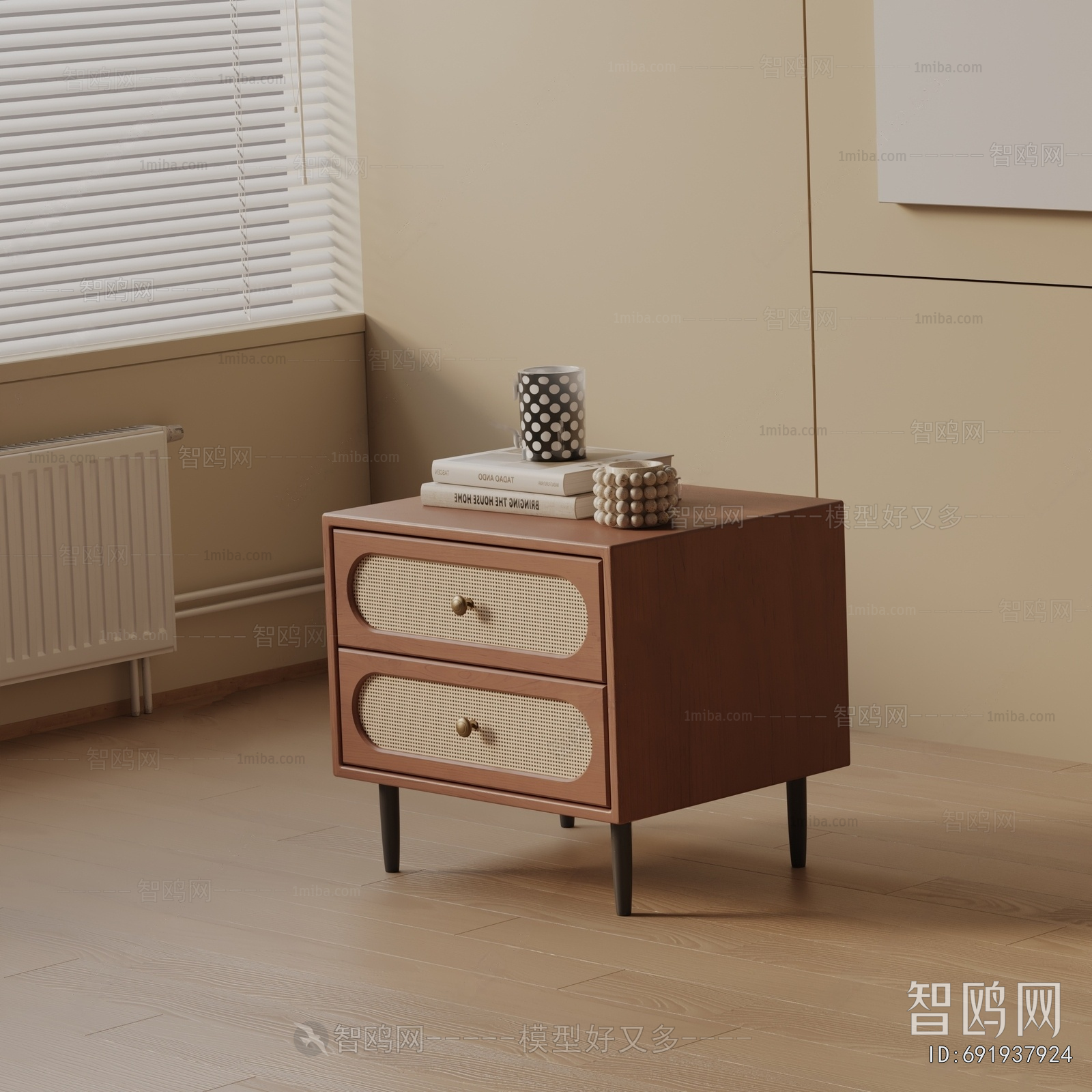 Modern Bedside Cupboard