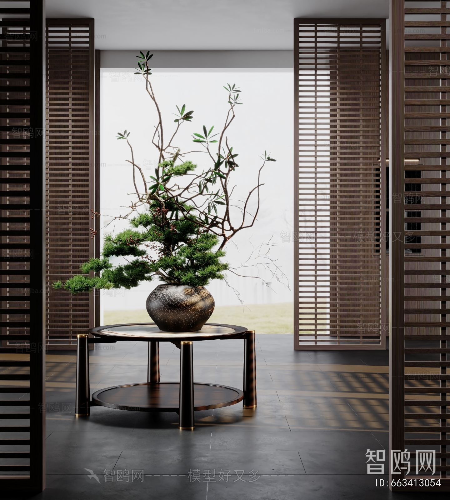 New Chinese Style Bonsai