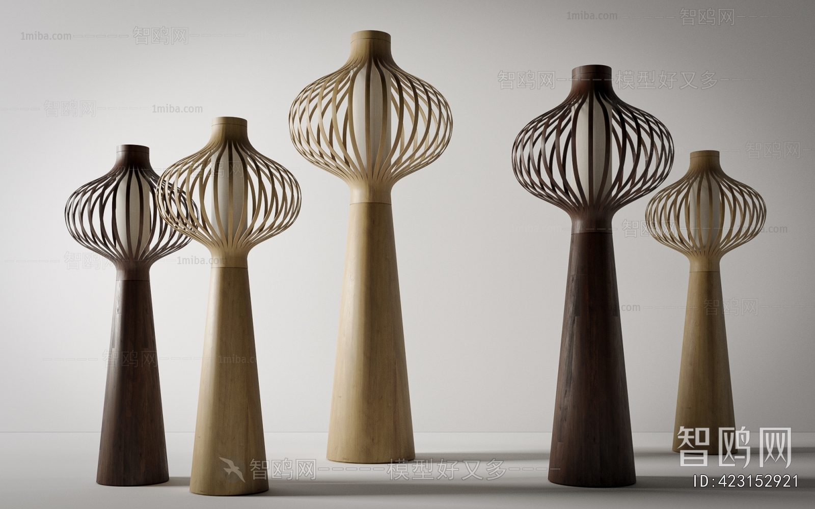 New Chinese Style Floor Lamp