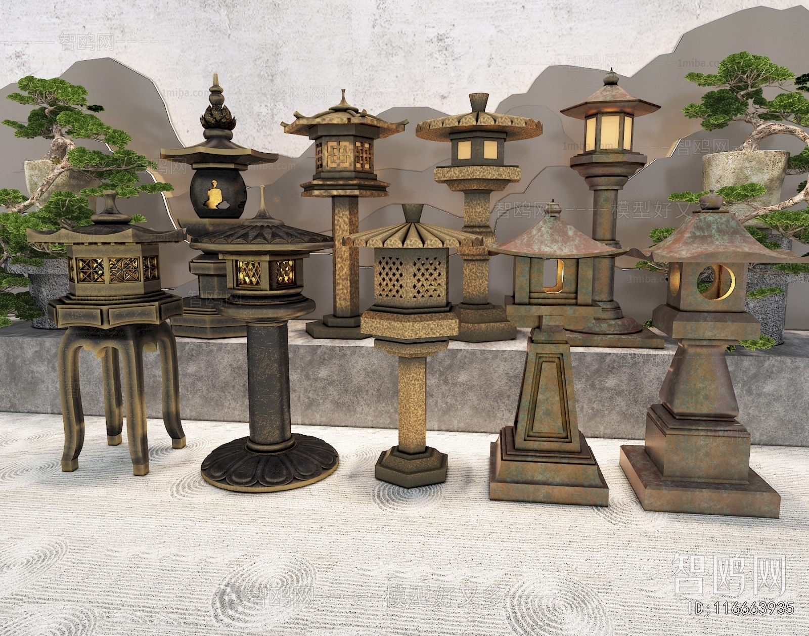 New Chinese Style Outdoor Light