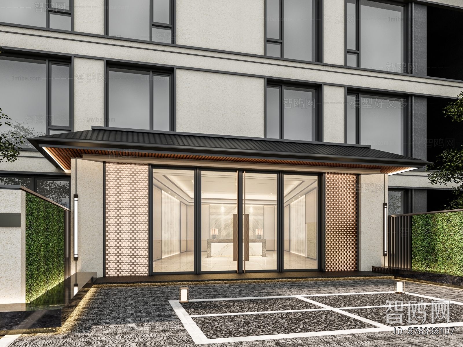 New Chinese Style Facade Element