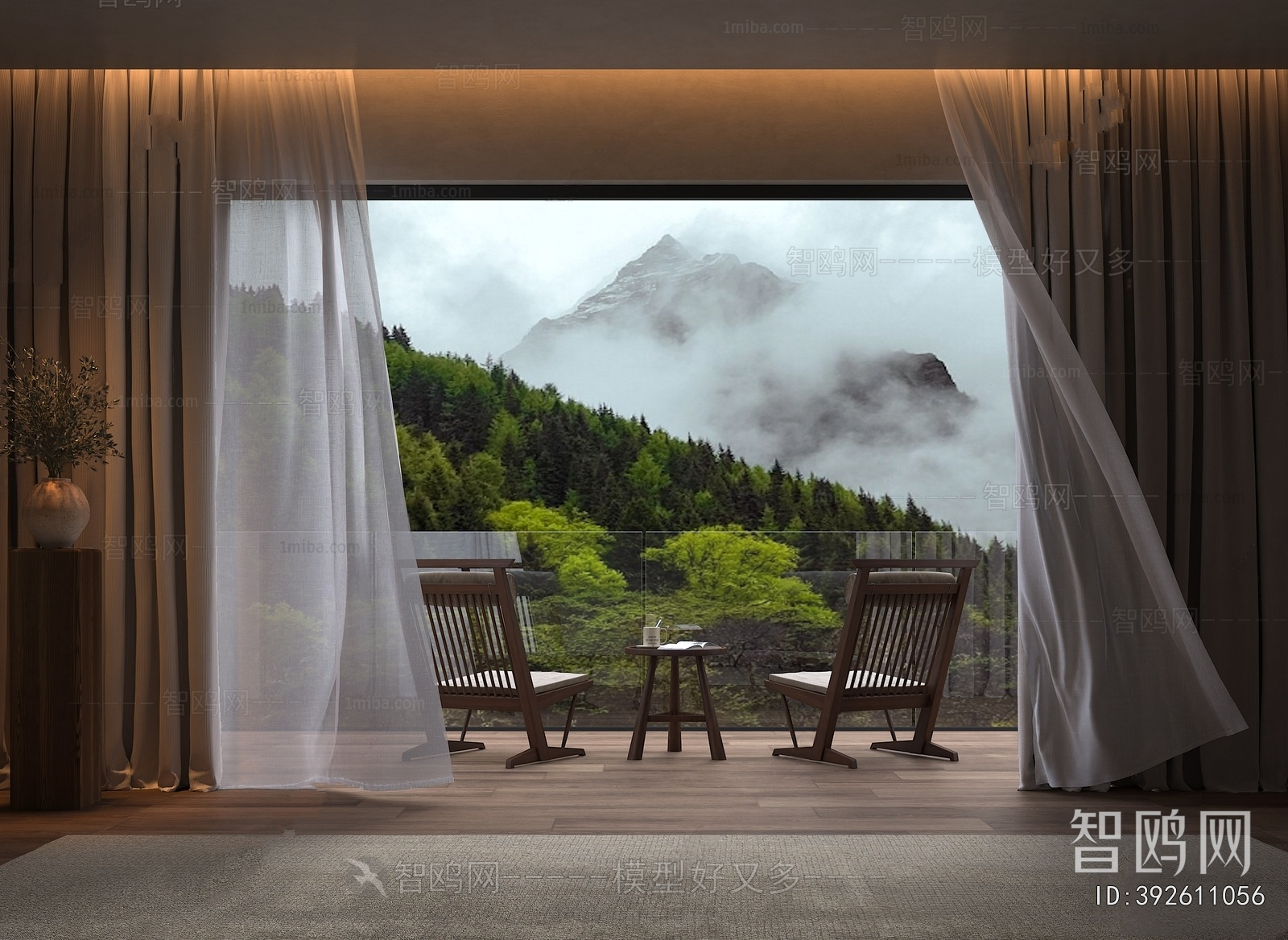 Wabi-sabi Style The Curtain