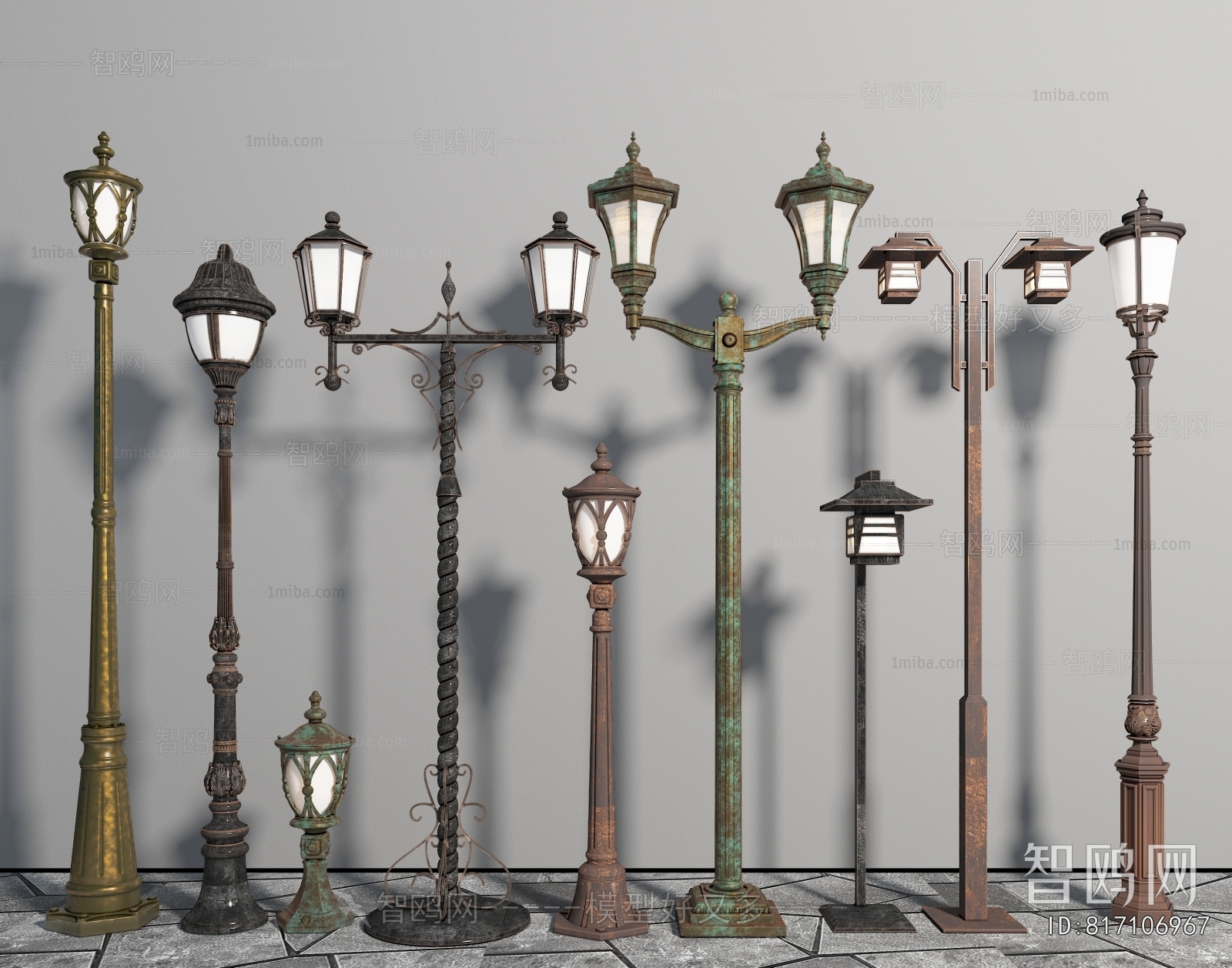 European Style Floor Lamp