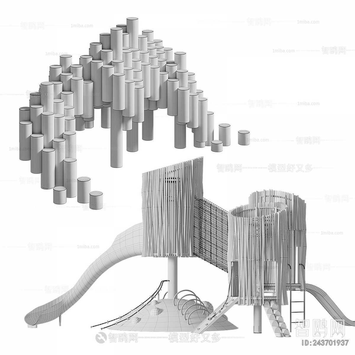 Modern Park Landscape