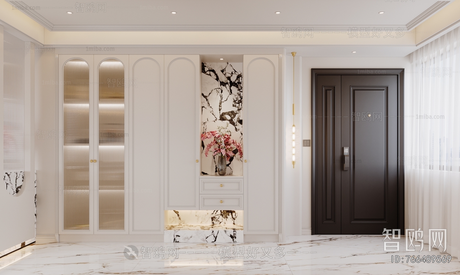 French Style Hallway