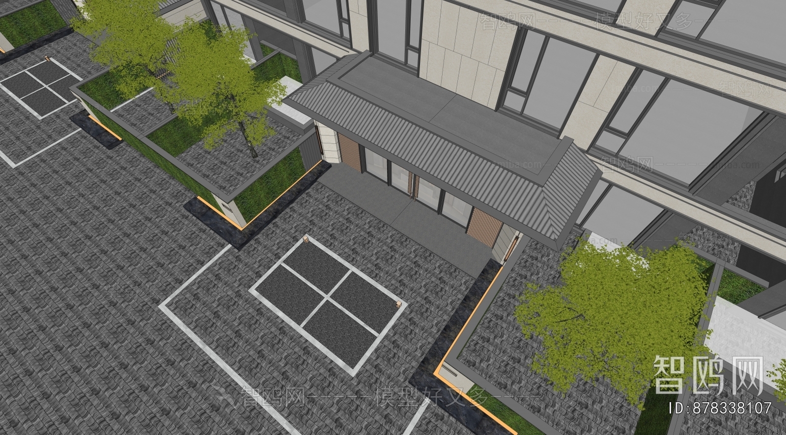 New Chinese Style Facade Element