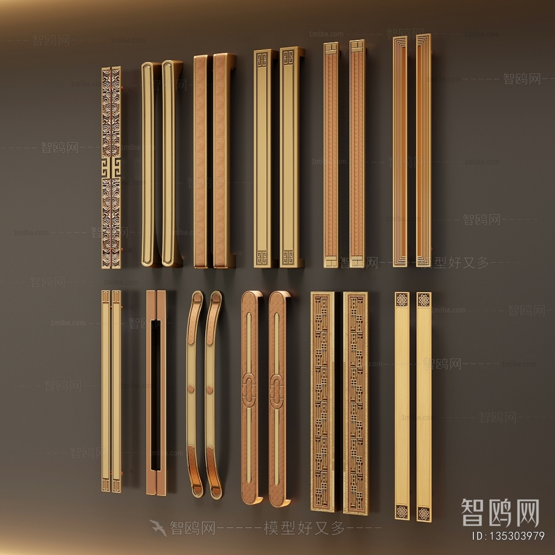 New Chinese Style Door Handle